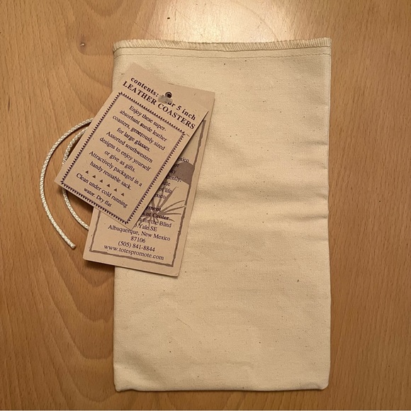 Leather Turtle Coaster and Paperweight Set - Picture 3 of 4